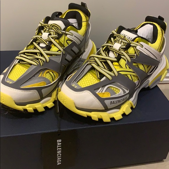 yellow balenciaga mens shoes